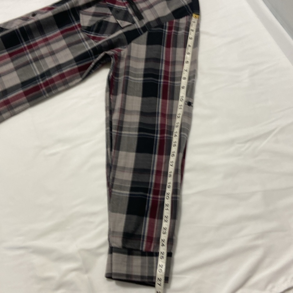 EIGHTY EIGHT,PLATINUM,LONG SLEEVE, RED,BLACK & GRAY,CHECKERED,MEN SHIRT,SIZE XXL - Picture 7 of 14